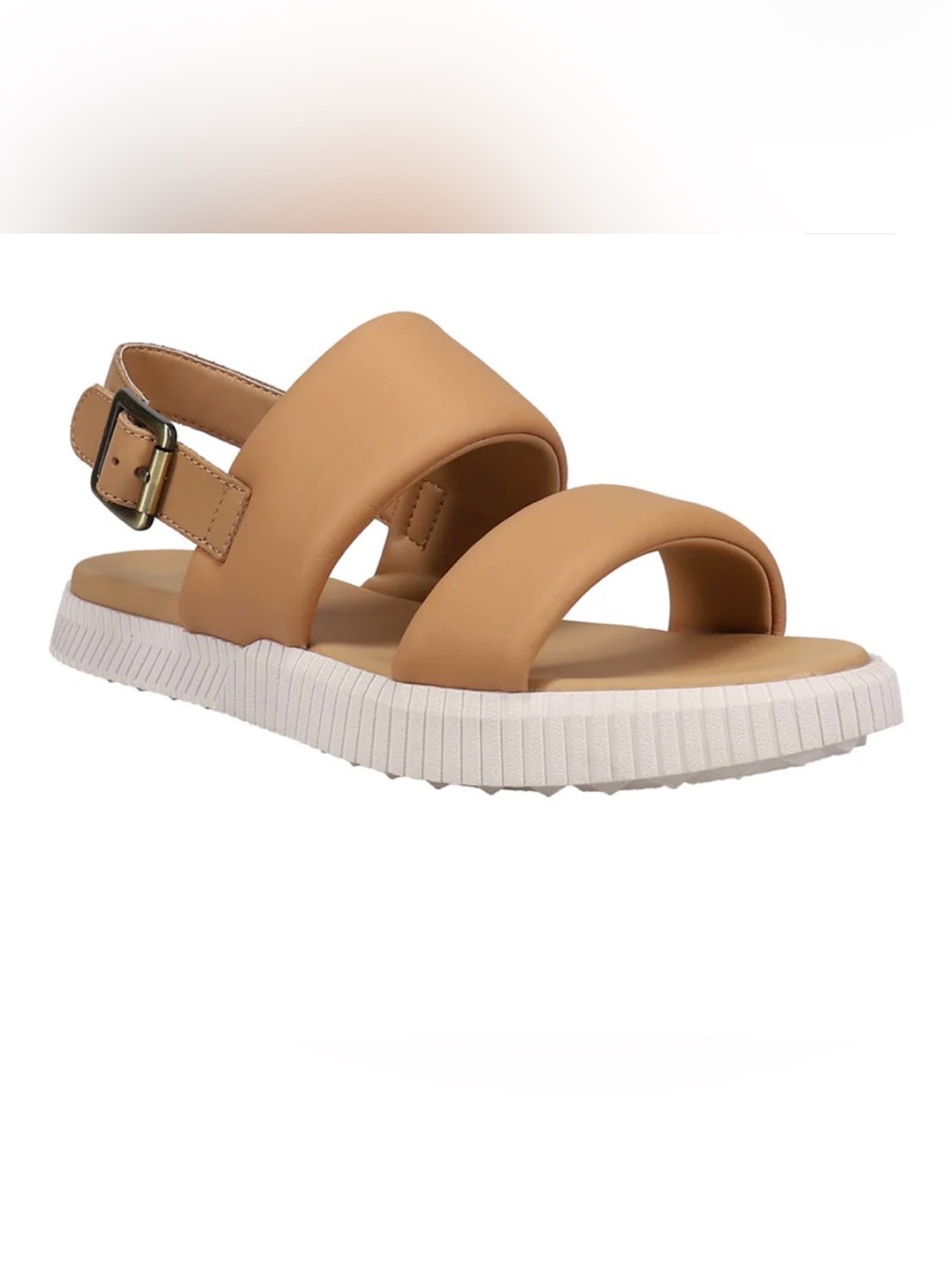 Sorel Tan Strappy Wedge Sandals NWT - Picture 6 of 9